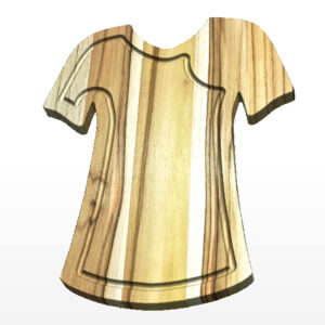 Tábua de Corte - 30x39cm - Madeira Teca - Personalizada