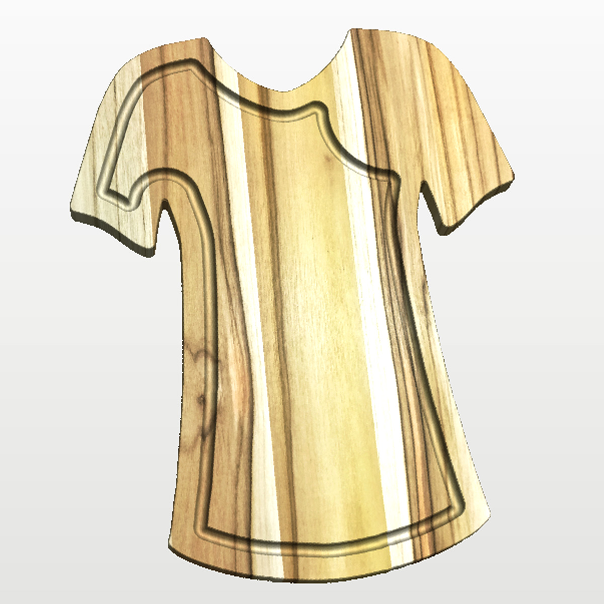 Tábua de Corte - 30x39cm - Madeira Teca - Personalizada - Imagem 2