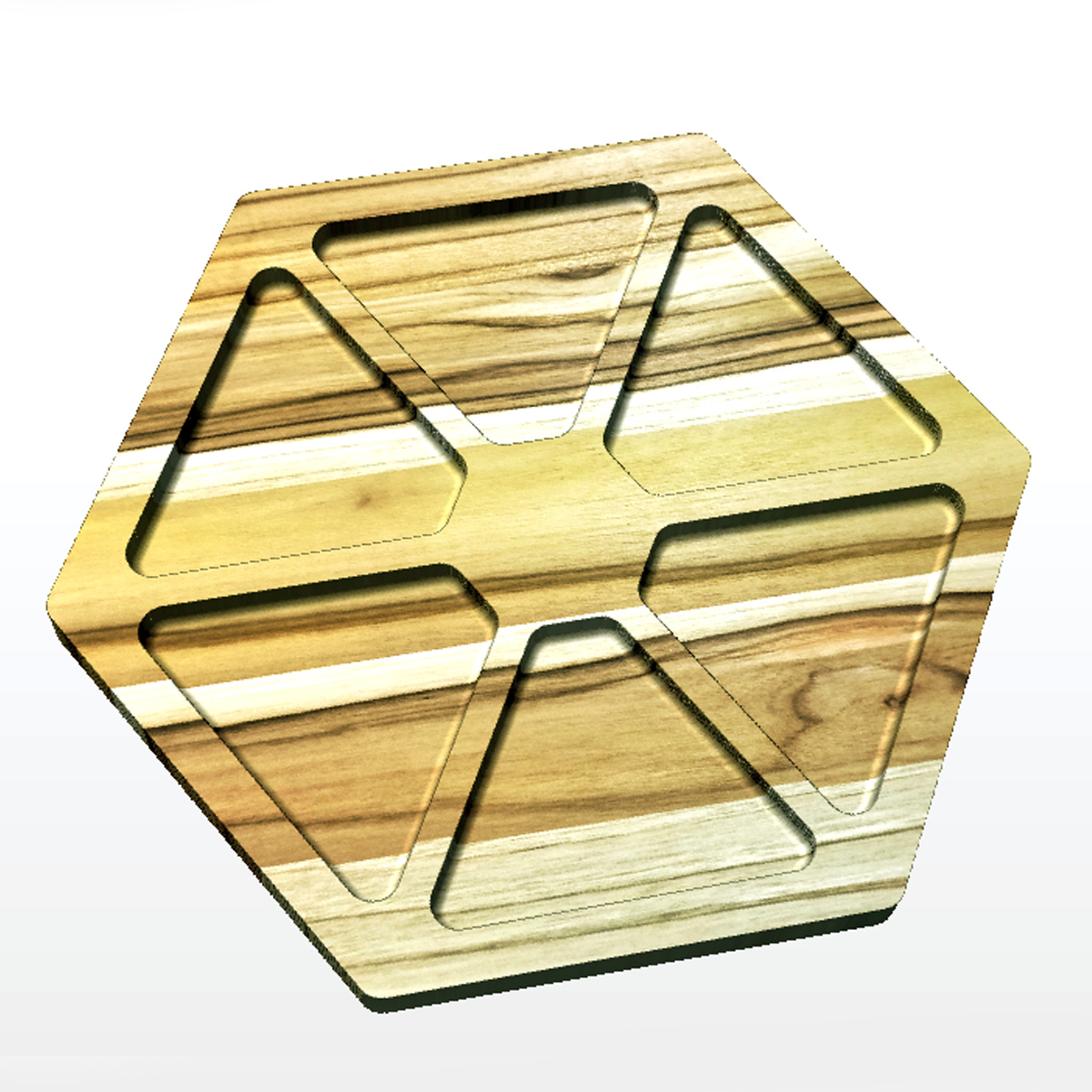 Petisqueira - 28x33cm - Madeira Teca - Personalizada - Imagem 2