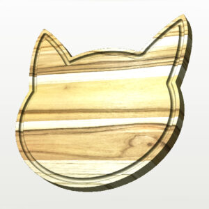 Petisqueira - 30x32cm - Madeira Teca - Personalizada