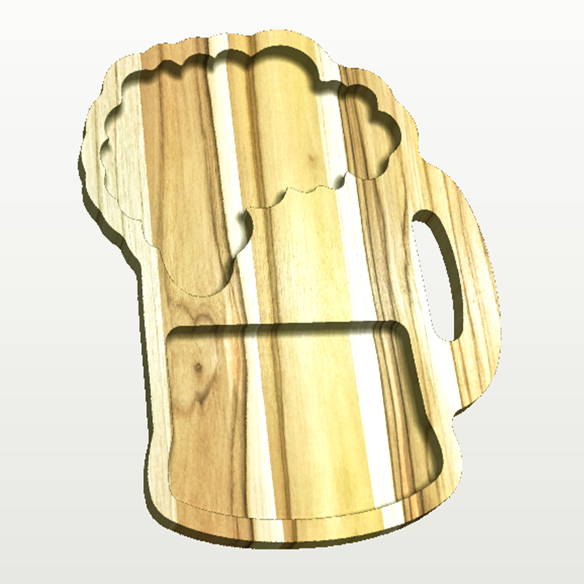 Petisqueira - 30x38cm - Madeira Teca - Personalizada