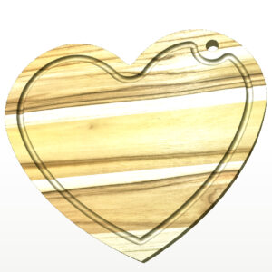 Petisqueira - 28x33cm - Madeira Teca - Personalizada