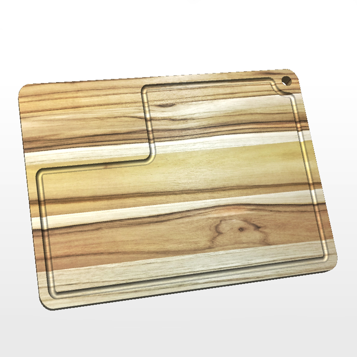 Tábua de Corte - 30x40cm - Madeira Teca - Personalizada - Imagem 2
