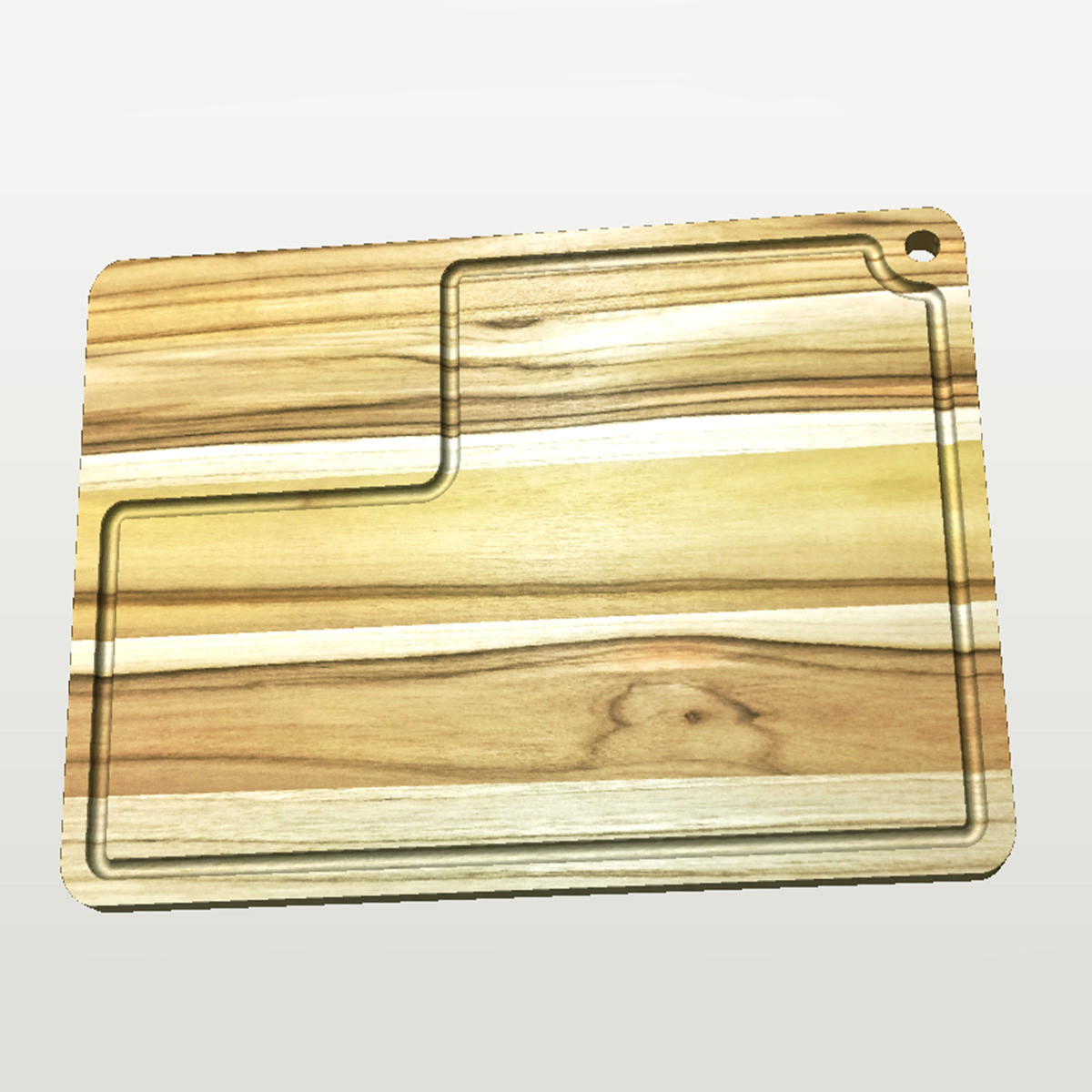 Tábua de Corte - 30x40cm - Madeira Teca - Personalizada